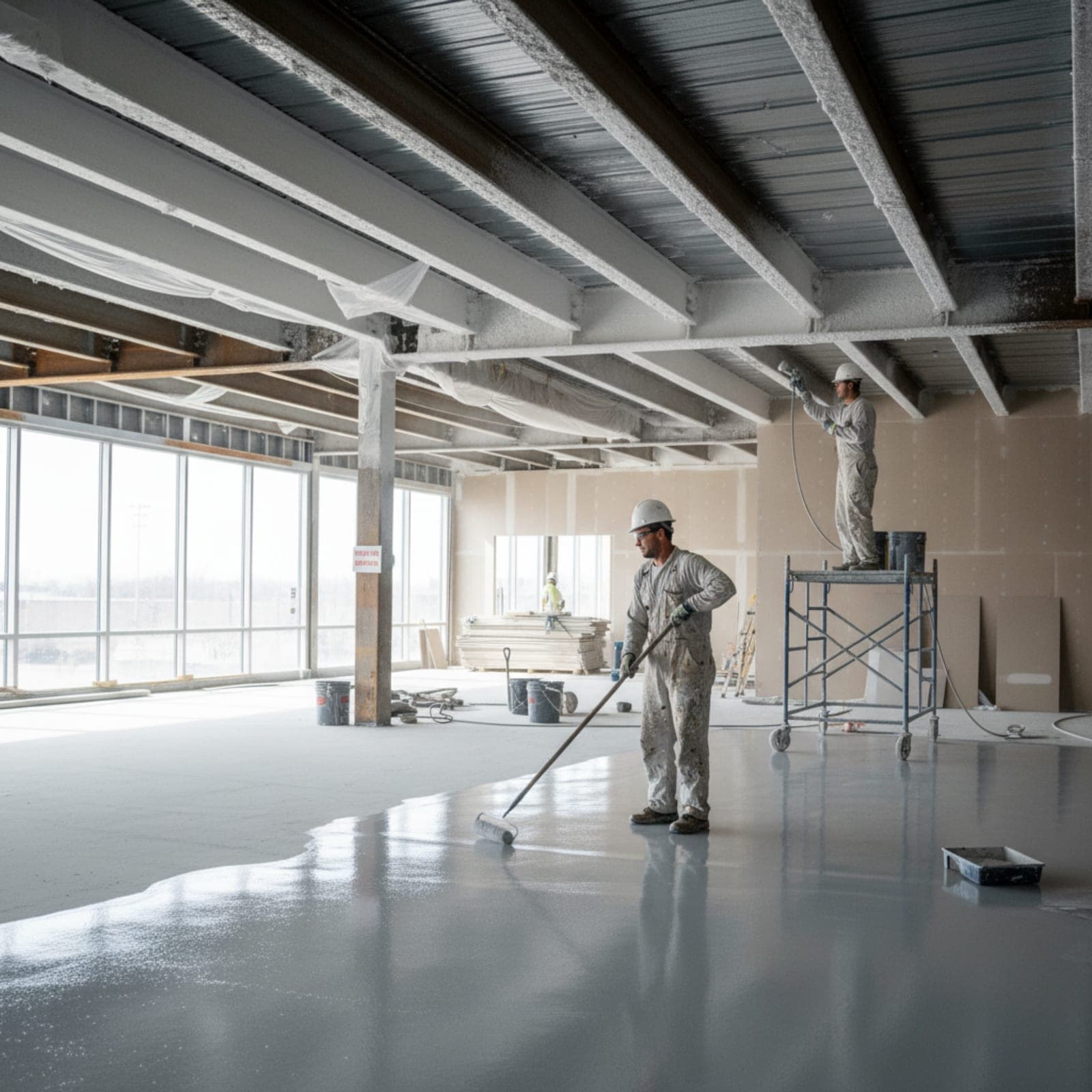 Paint and coatings roofing material with warranty temperature guidance